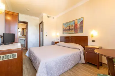 Letto o letti in una camera di Hotel Panorama