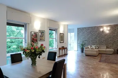 Area soggiorno di PadovaResidence Apartments - vicino Cappella degli Scrovegni, Ospedale e Università