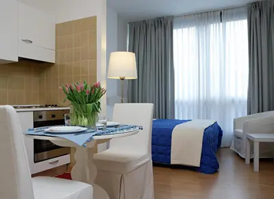 Letto o letti in una camera di Residenze Venezia Apartments