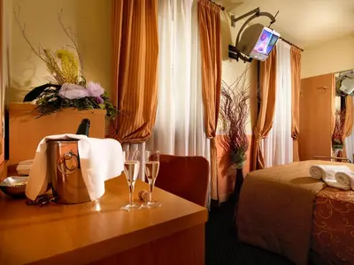 Letto o letti in una camera di Hotel & Residence Roma