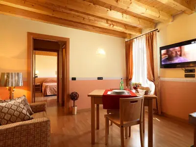 TV o dispositivi per l'intrattenimento presso Hotel & Residence Roma
