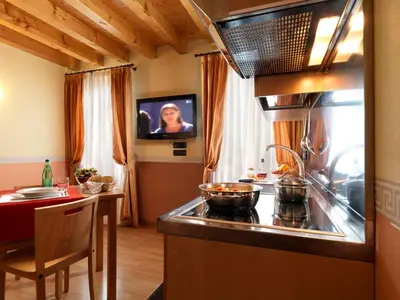 Cucina o angolo cottura di Hotel & Residence Roma