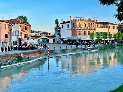 Vista sul fiume nelle vicinanze dell'appartamento