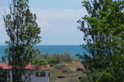 Paesaggio naturale nelle vicinanze della villa