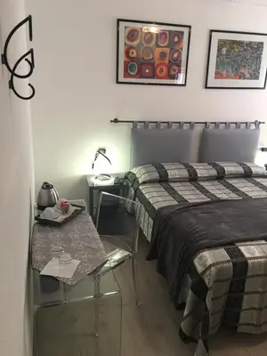 Letto o letti in una camera di Albergo Marin