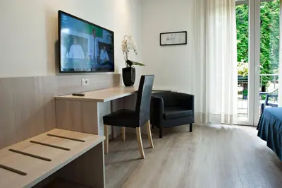TV o dispositivi per l'intrattenimento presso Hotel Garibaldi