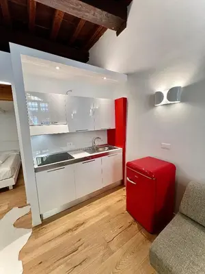 Cucina o angolo cottura di La Finestra Sul Ghetto
