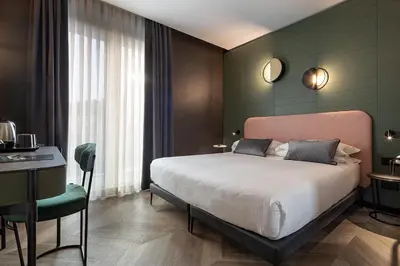 Letto o letti in una camera di Hotel Forte del 48