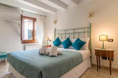 Letto o letti in una camera di San Marco 1692 in the heart of @Venice