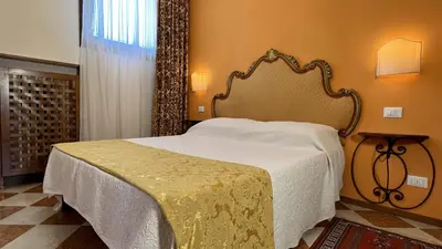 Letto o letti in una camera di Residence Grand Canal Panorama