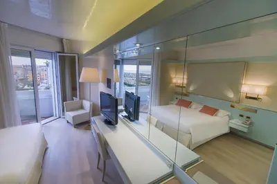 Letto o letti in una camera di Hotel Bristol