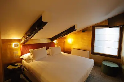 Letto o letti in una camera di Ai Due Fanali