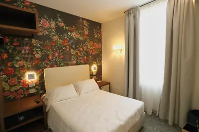 Letto o letti in una camera di Ai Due Fanali