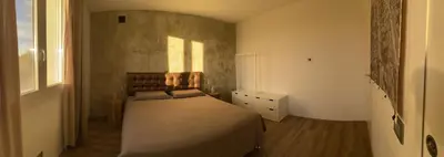 Letto o letti in una camera di Villa Sabbioni