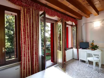 TV o dispositivi per l'intrattenimento presso Hotel Villa Patriarca