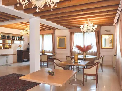 Area soggiorno di Hotel Villa Patriarca