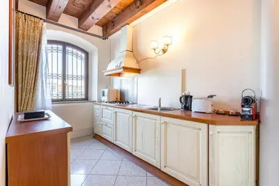 Cucina o angolo cottura di Molino Stucky Residence Burchio Suite