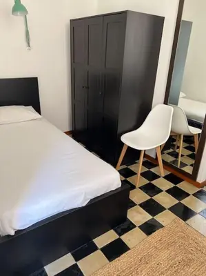 Letto o letti in una camera di Venezia, 100 mt to Station,FREE parking, Shuttle Airport, Train Station Gorizia
