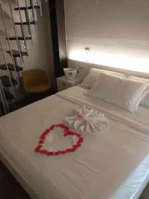 Letto o letti in una camera di Agriturismo Le Valli