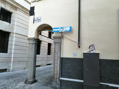 Planimetria di Monolocale nell'antica zona del Ghetto.