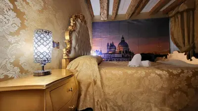 Letto o letti in una camera di Ca' Fabrizio close to San Marco