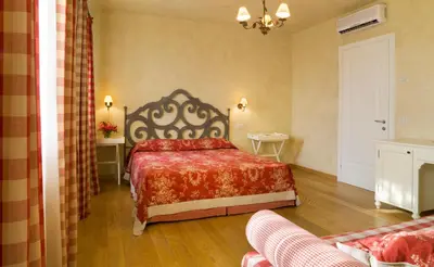 Letto o letti in una camera di Casa Marinelli