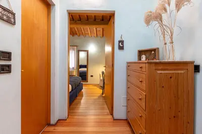 Letto o letti in una camera di Al Cantico