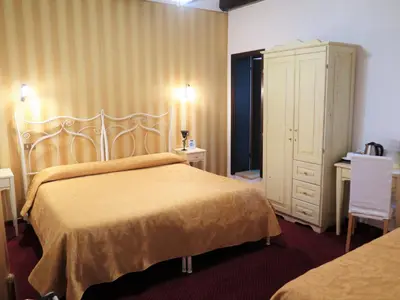 Letto o letti in una camera di Al Soffiador
