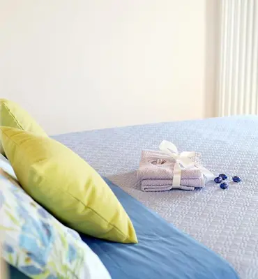Letto o letti in una camera di La Fassina