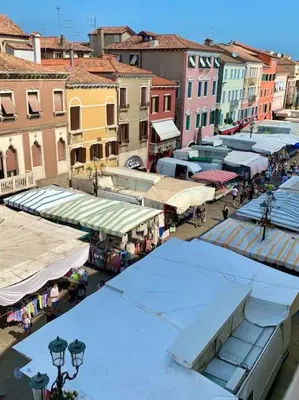Vista generica su Chioggia o vista sulla città dall'interno del bed & breakfast