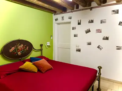 Letto o letti in una camera di Casetta Vigo