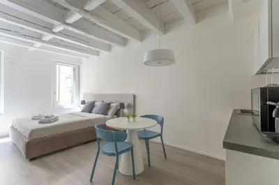 Cucina o angolo cottura di Residenza SubitoSanto - Appartamento 2A 