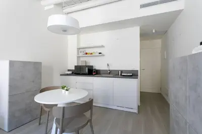 Cucina o angolo cottura di Residenza SubitoSanto - Appartamento 4B 