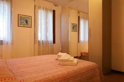 Letto o letti in una camera di Tenuta da Mosè con vista sui colli asolani