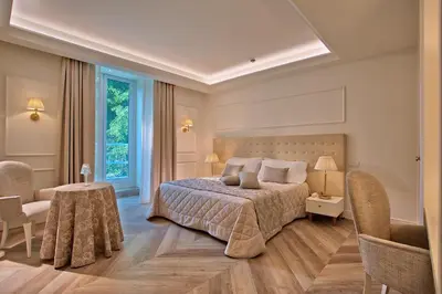 Letto o letti in una camera di Hotel Eliseo Terme