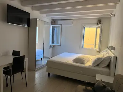 Letto o letti in una camera di Mare & Laguna