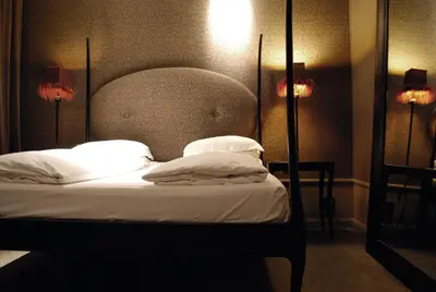Letto o letti in una camera di Hotel Palazzo Barbarigo Sul Canal Grande