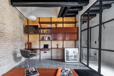 Area soggiorno di Ca' Delle Carrozze Stylish 2 Bedroom loft-style