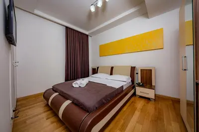 Letto o letti in una camera di Hotel Trieste