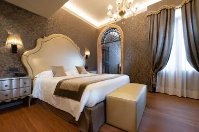 Letto o letti in una camera di Hotel Canaletto