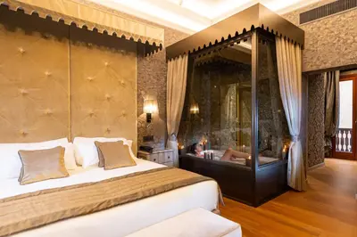 Letto o letti in una camera di Hotel Canaletto