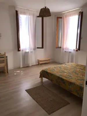 Letto o letti in una camera di Casa Mestrina