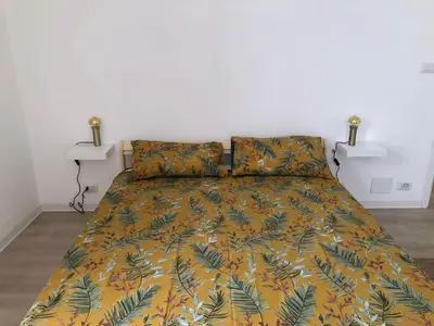Letto o letti in una camera di Casa Mestrina