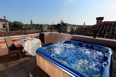 Balcone o terrazza di Hotel Palazzo Stern