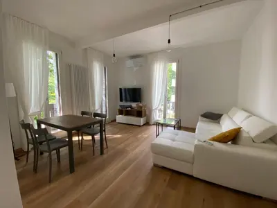 Area soggiorno di Ca' Luciano alloggio a Lido di Venezia