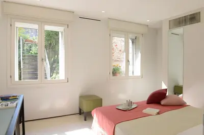 Letto o letti in una camera di Palazzo Soderini