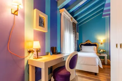Letto o letti in una camera di Hotel Ca' Zusto Venezia