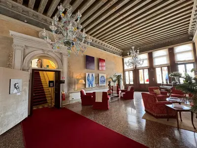 Area soggiorno di Ruzzini Palace Hotel