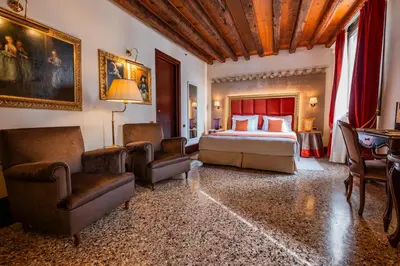 Area soggiorno di Ruzzini Palace Hotel