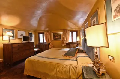 Letto o letti in una camera di San Marco Elegante Panoramico Esclusivo 2 bagni